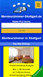 Mobile Screenshot of monteurzimmer-stuttgart.de